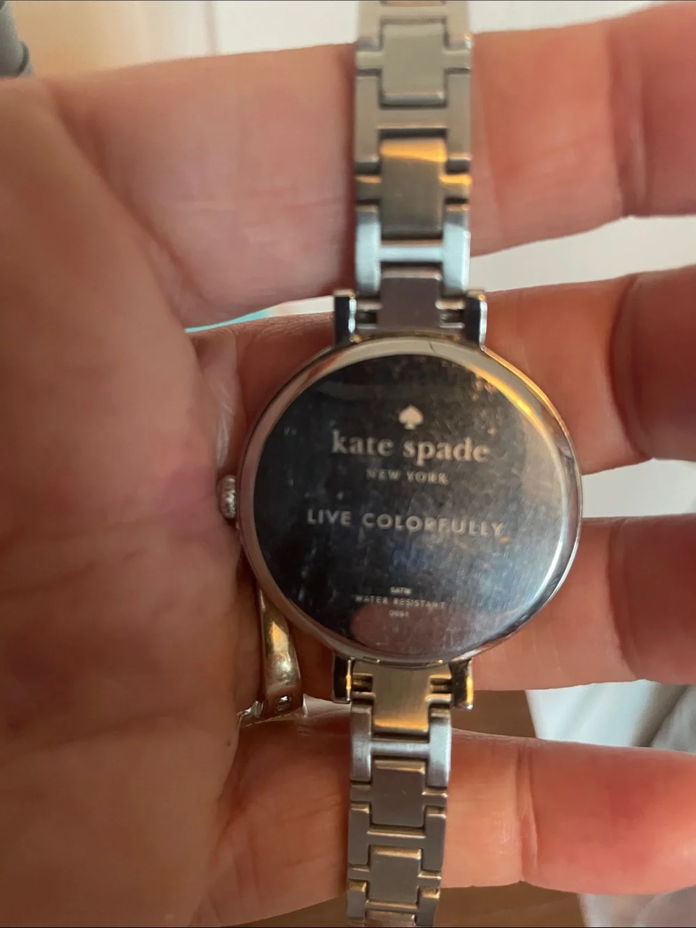 kate spade Silver Crystal-Accent Women's Watch - new in box with tag